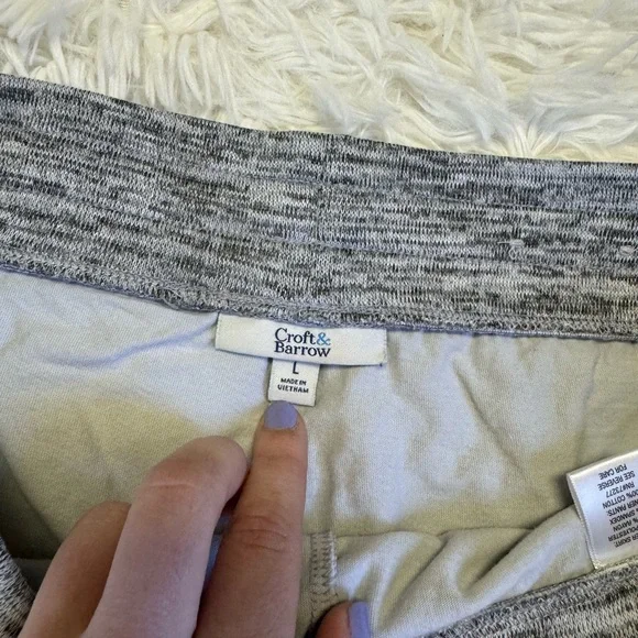 3/20 Croft & Barrow Skort Gray Skort Gray Athletic Skort Gray Skirt - Picture 3 of 7